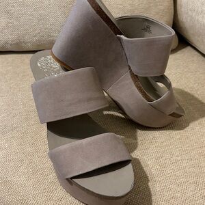 Vince canuto 9 Slide Sandals - silver grey starlight